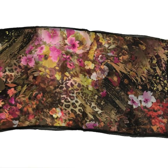 NIB Salvatore Ferragamo silk chiffon scarf - Picture 4 of 11